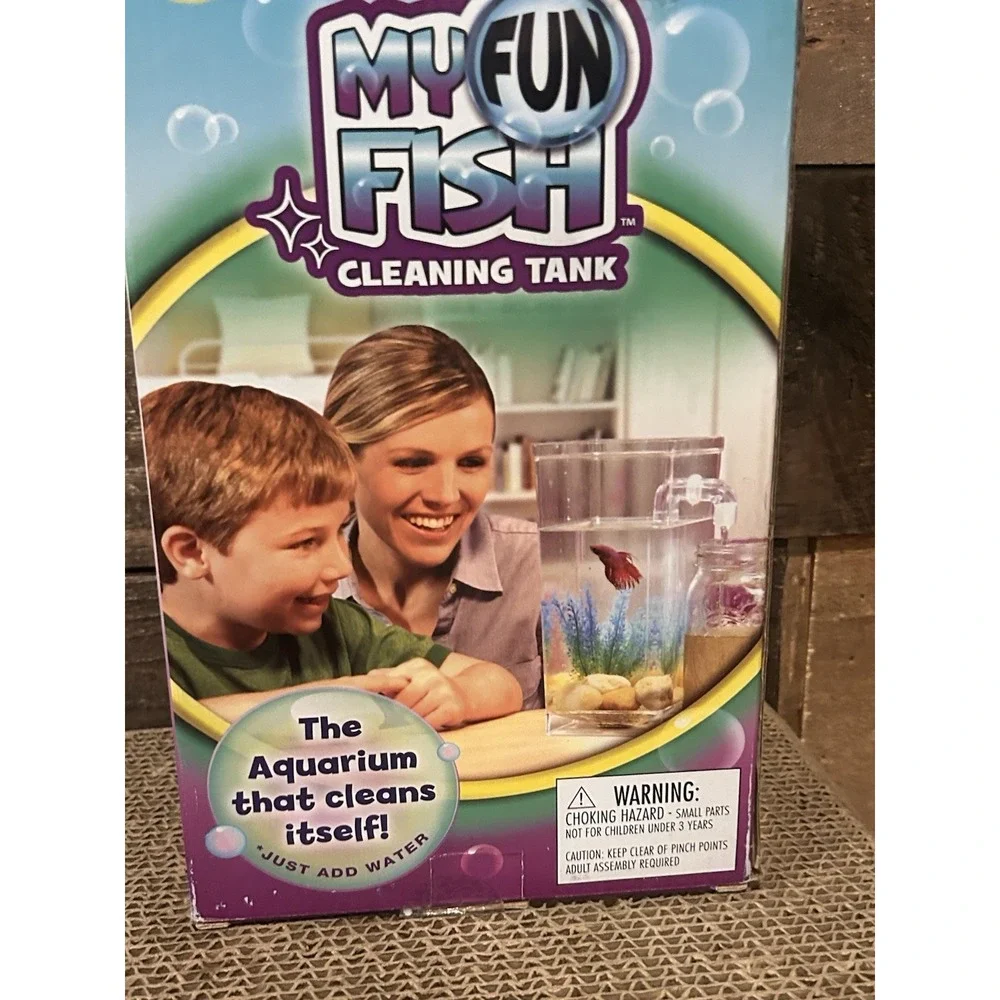 New Self Cleaning Tank My‎ Fun Fish Aquarium For Small Fish